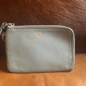 Fossil Leather Wristlet/Keychain